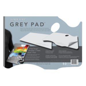 New Wave Grey Pad Paper Palettes (11" x 16")