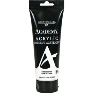 Grumbacher Academy Acrylics 200 ml (Titanium White)