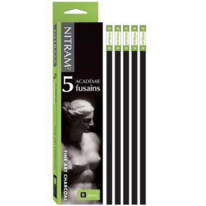 Nitram Art Academie Fusains Charcoal B (5mm)
