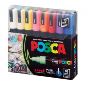 POSCA Paint Marker PC-5M Medium (Set de 16)