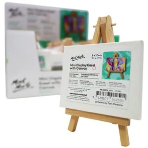 Mont Marte Mini Display Easel with Canvas 8×10cm