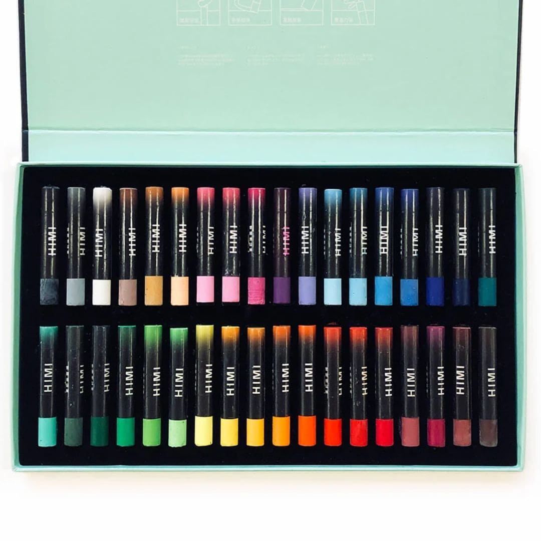 MIYA HIMI Oil Pastel Set (36 Colores) - Imagen 2