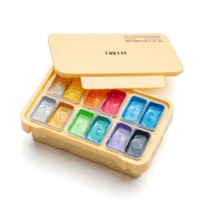MIYA HIMI Gouache Set (Twin Cup 12ml - Colores Metálicos)