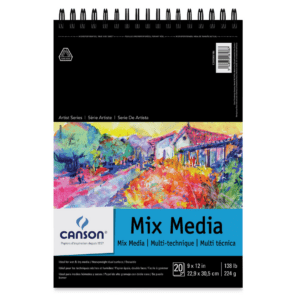 Canson	Artist Series Mix Media Pad 9"×12"