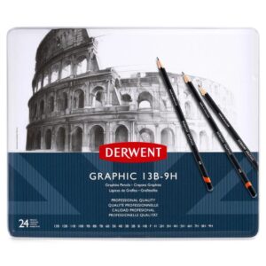 Derwent Graphic Soft 24 Pencils