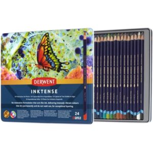 Derwent Inktense Pencils 24 Colors