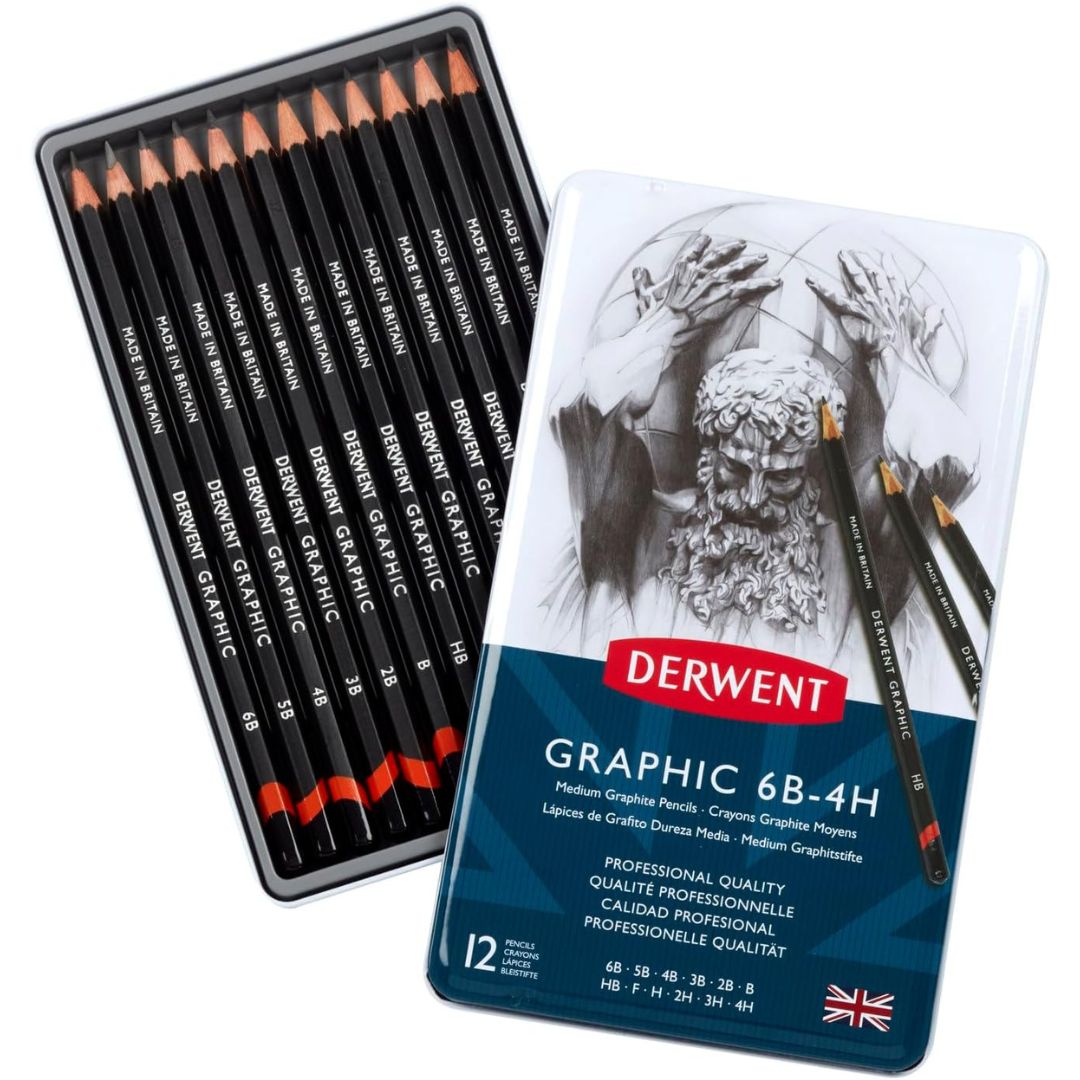 Derwent Graphic Soft 12 Pencils - Imagen 2