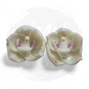 Versos del Pincel - Aretes Flor del Espíritu Santo - Punto