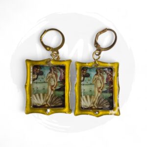 Versos del Pincel - Aretes Nacimiento de Venus - Colgante