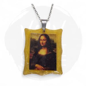 Versos del Pincel - Collar Mona Lisa - Cadena