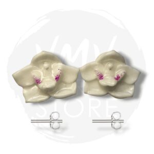 Versos del Pincel - Aretes Flor del Espíritu Santo
