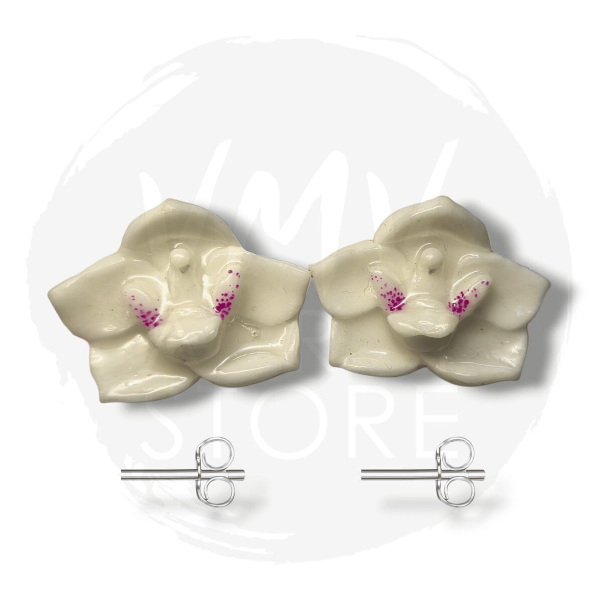 Versos del Pincel - Aretes Flor del Espíritu Santo
