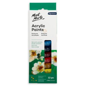 Mont Marte Acrylic Paints Set 12 Colors