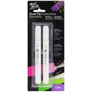 Mont Marte Dual Tip Colourless Blenders