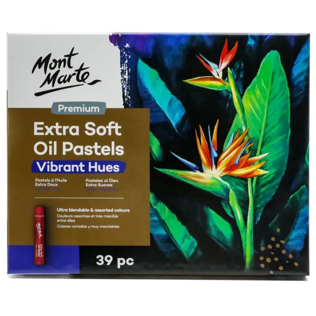 Mont Marte Soft Oil Pastel 39 Colors