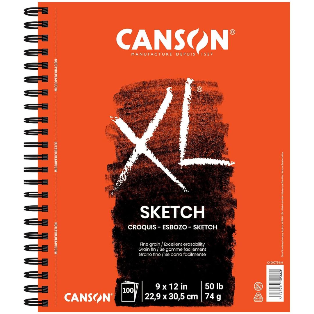Canson XL Sketch Side Wire 100 Sheets