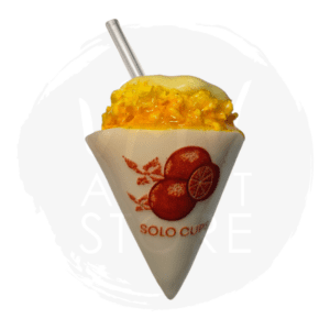 Versos del Pincel - Llavero de Raspao Piña con Carrizo