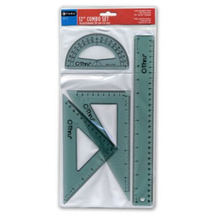 Westcott/C-Thru Ruler Set 12″