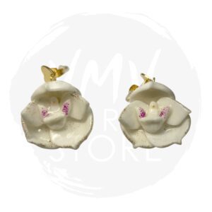 Versos del Pincel - Aretes de Flor del Espíritu Santo