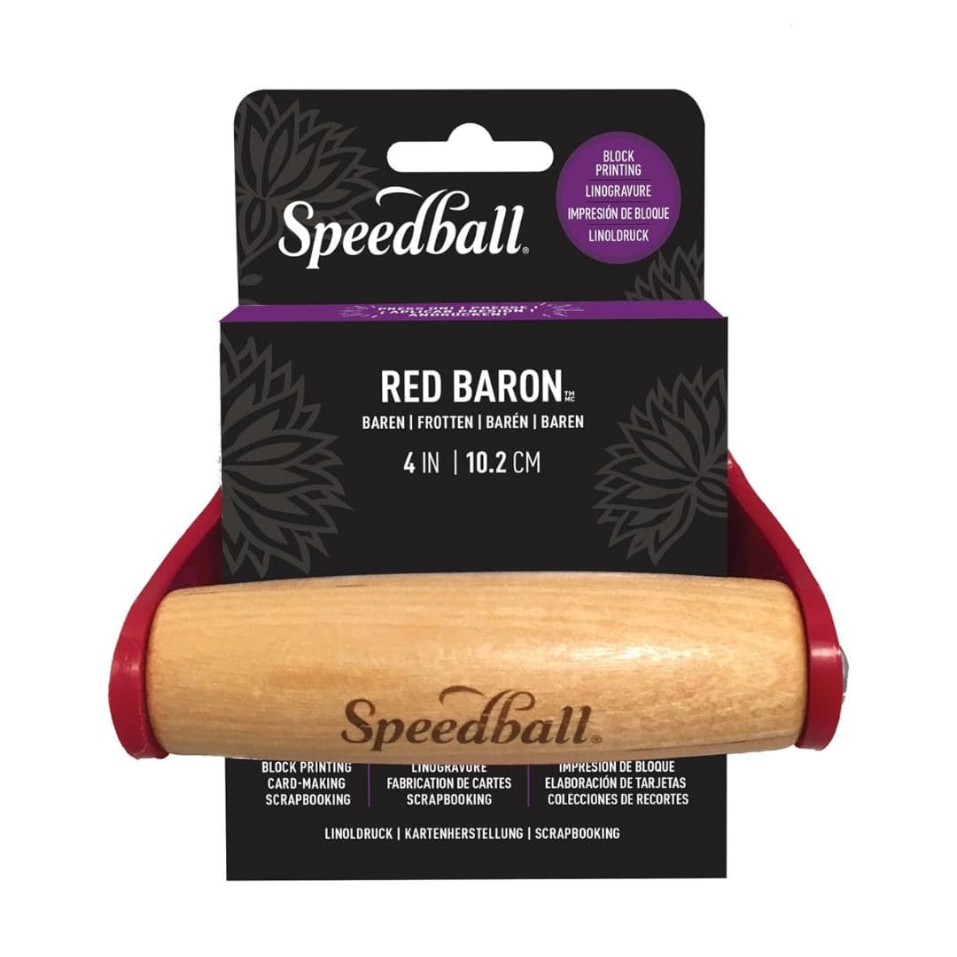 Speedball Red Baren 4"
