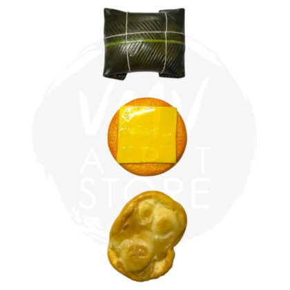 Versos del Pincel – Pack de 3 Imanes (Tamal, Tortilla, Hojalda)