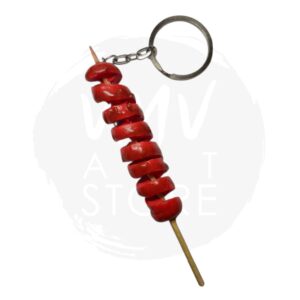 Versos del Pincel - Llavero de Chorizo en Palito